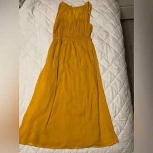 Old Navy Mustard Yellow Maxi Dress